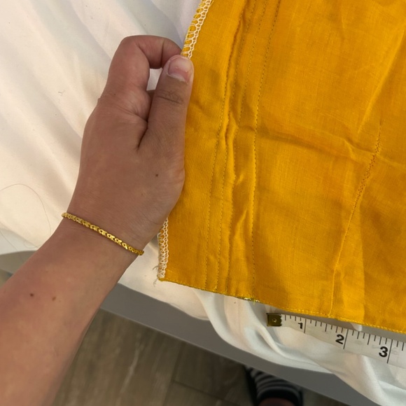 Yellowish Golden Lengha for sale - Picture 5 of 7